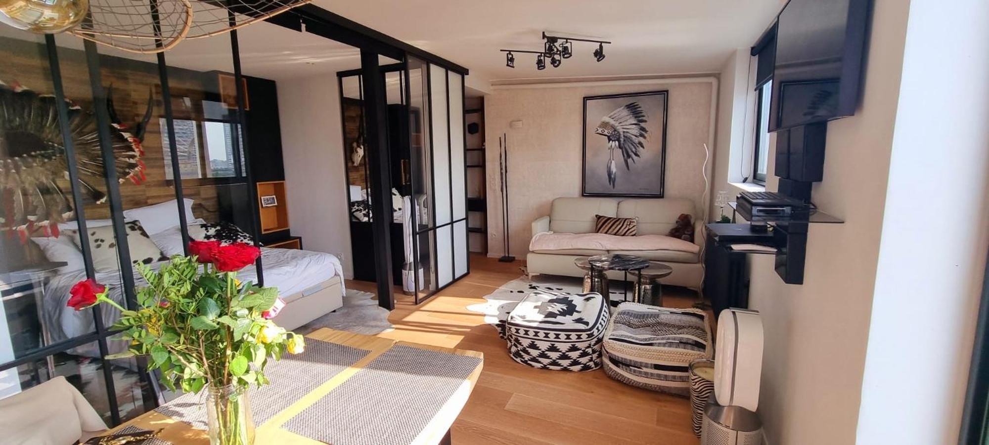 Appartement Vue Tour Eiffel Paris 16 Eme Exterior foto